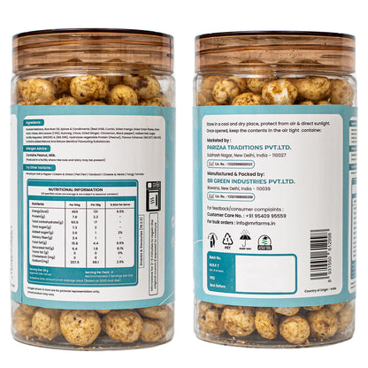 Mr. Farms Pudina Makhana 70g | Roasted Foxnuts with Mint Flavor | Healthy Snack for Kids & Adults | High Fiber | Gluten Free | Vegan Protein | No Palm Oil | Low Calorie Crunchy Snack