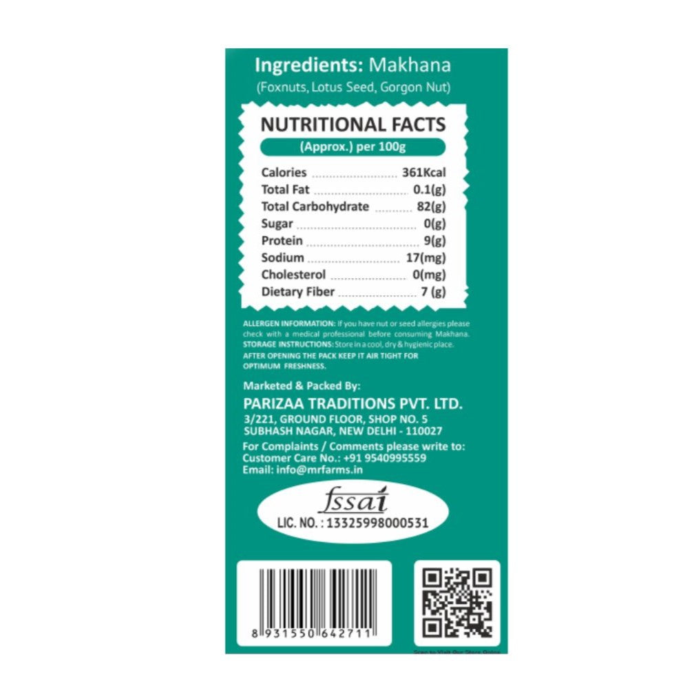 Mr Farms Premium Phool Makhana 250 gm