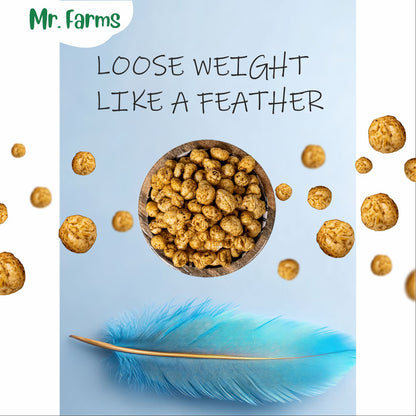 Mr. Farms Pudina Makhana 70g | Roasted Foxnuts with Mint Flavor | Healthy Snack for Kids & Adults | High Fiber | Gluten Free | Vegan Protein | No Palm Oil | Low Calorie Crunchy Snack